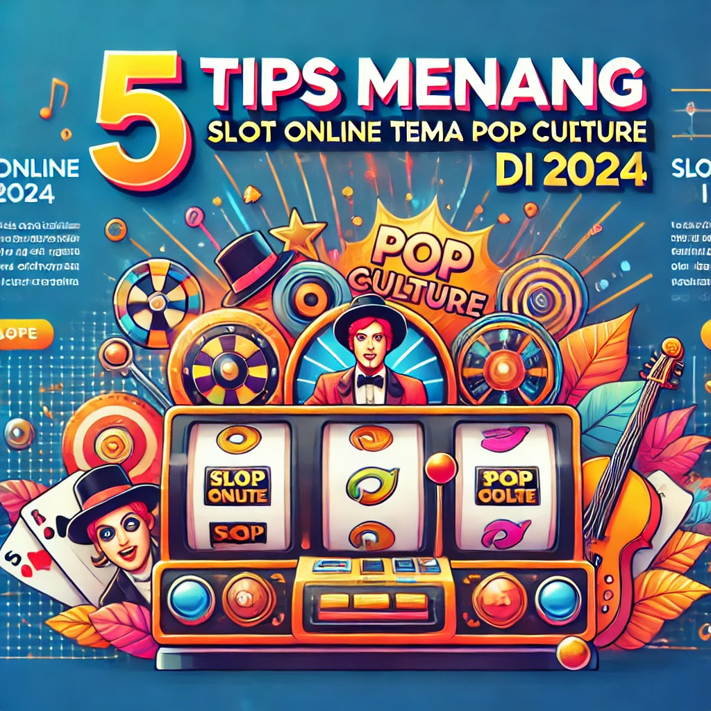 5 Tips Menang Slot Online Tema Pop Culture di 2024