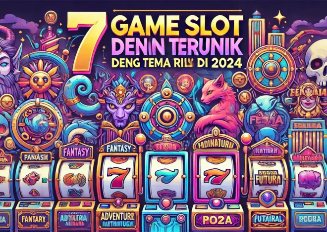 7 Game Slot dengan Tema Terunik yang Rilis di 2024