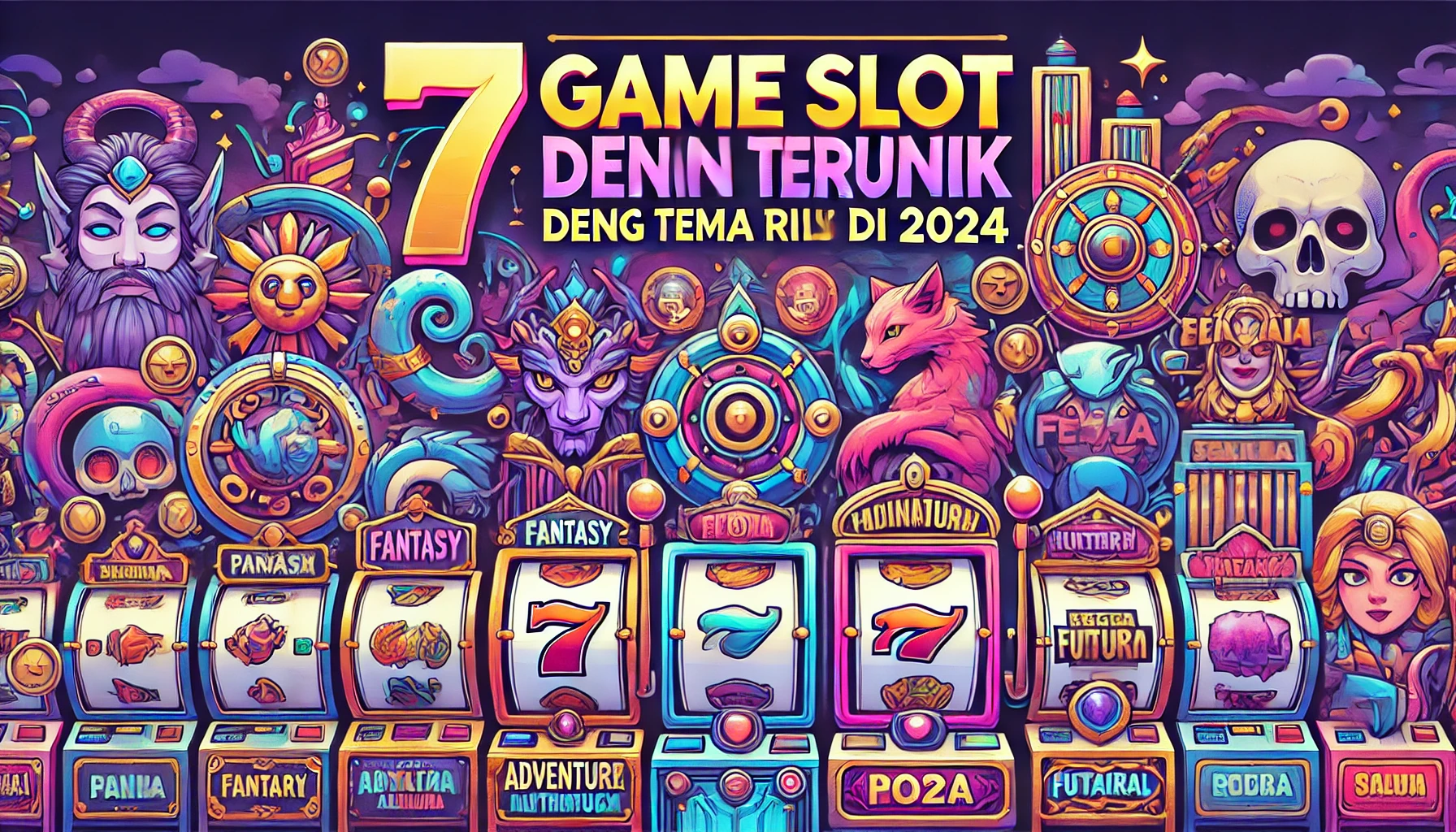 7 Game Slot dengan Tema Terunik yang Rilis di 2024